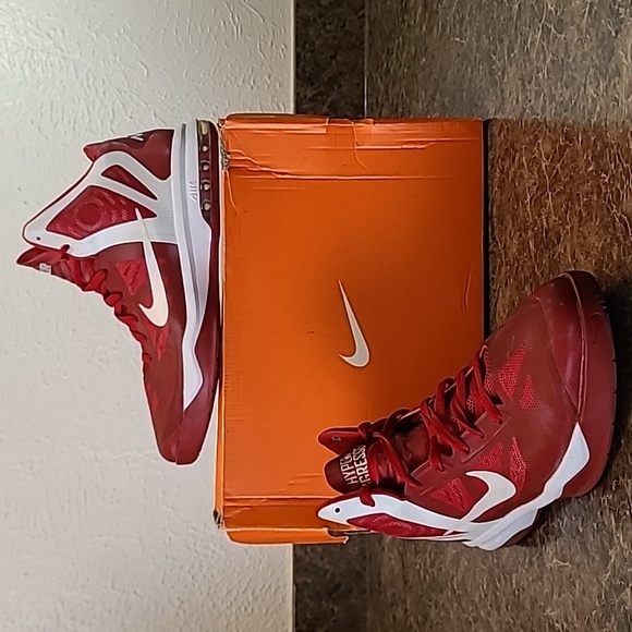 Nike Other - Nike Air Max Hyper Aggressor TB Gym Red White Mens Sneakers 524867-600 Size 14